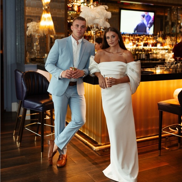 Solace London Arla Dress in Cream - Picture 5 of 7